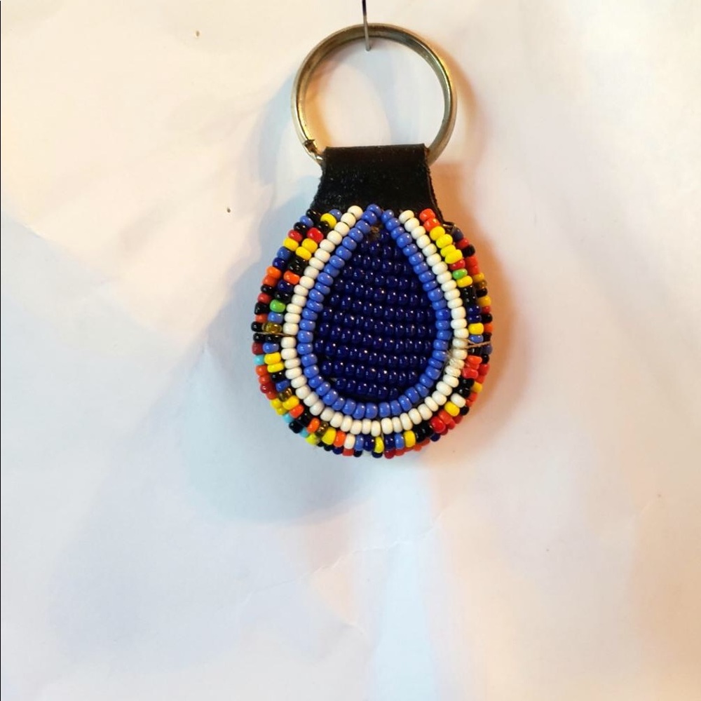 COPY - Beaded key chain is hand made by a tribe i…
